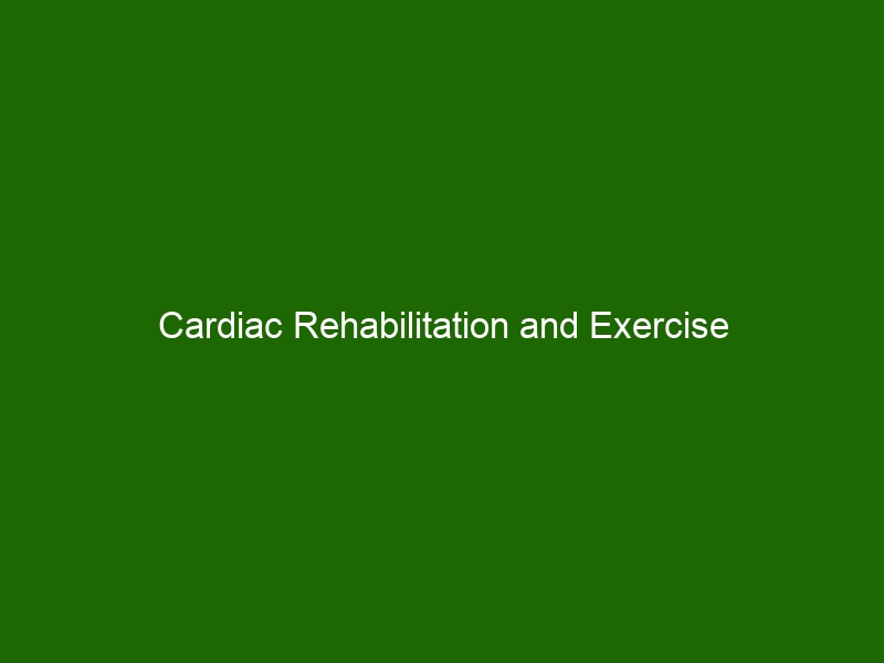 Cardiac Rehabilitation And Exercise Health And Beauty 5115