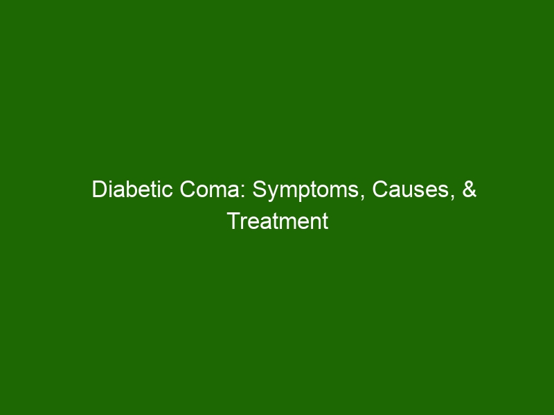 Diabetic Coma Symptoms Causes And Treatment Health And Beauty