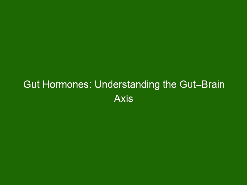 Gut Hormones Understanding The Gutbrain Axis For Healthy Digestion Health And Beauty 1870