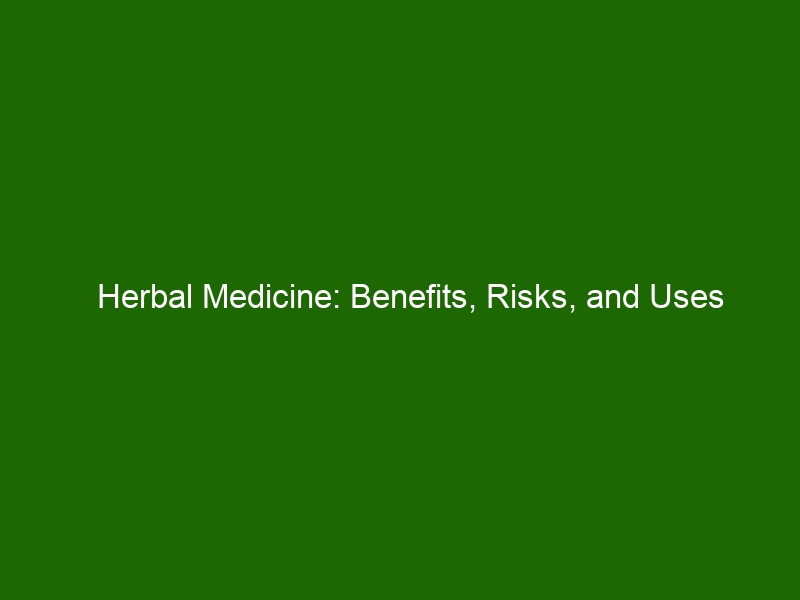 Herbal Medicine: Benefits, Risks, and Uses - Health And Beauty