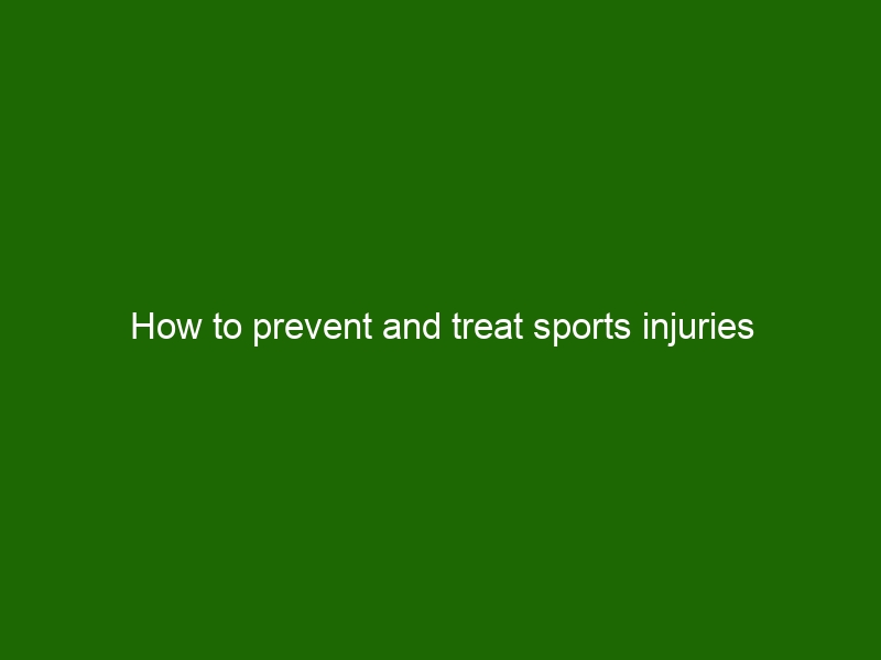 How To Prevent And Treat Sports Injuries - Health And Beauty