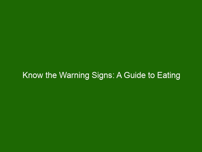 Know The Warning Signs A Guide To Eating Disorders And How To Seek Help Health And Beauty 