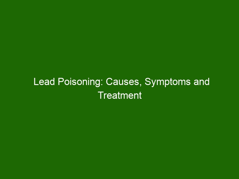 Lead Poisoning Causes Symptoms And Treatment Health And Beauty 5588