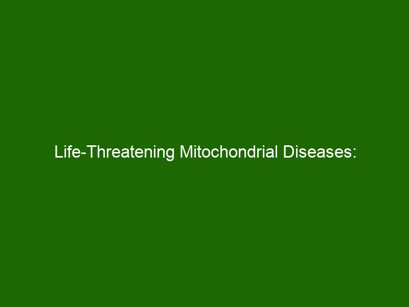 Life-Threatening Mitochondrial Diseases: Symptoms, Diagnosis, And ...