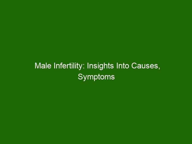 Male Infertility Insights Into Causes Symptoms And Treatment Options Health And Beauty 6103
