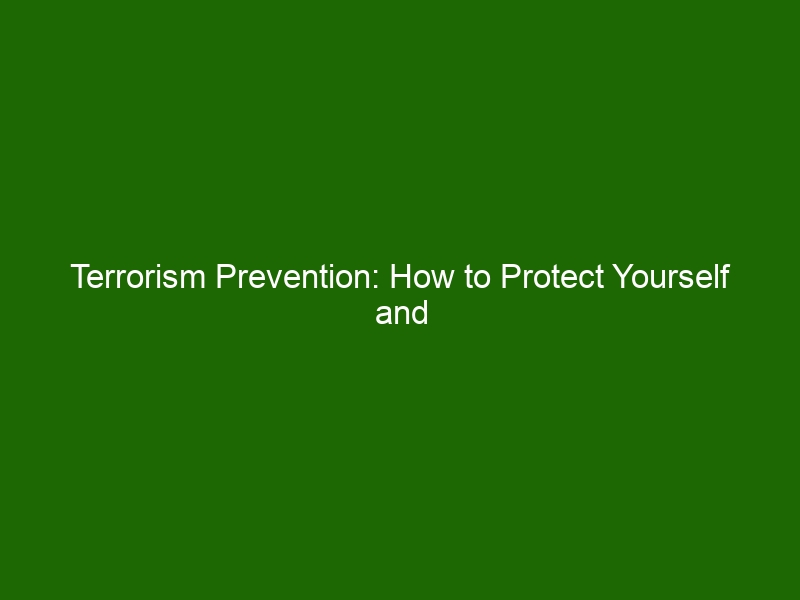 Terrorism Prevention: How to Protect Yourself and Your Community ...