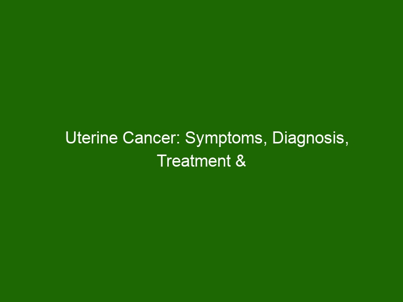 Uterine Cancer Symptoms Diagnosis Treatment And Prevention Health And Beauty 8132