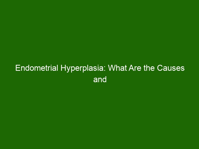 Endometrial Hyperplasia: What Are the Causes and Treatment Options ...