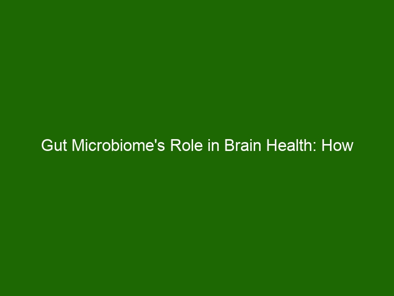 Gut Microbiome's Role In Brain Health: How Gut-Brain Interactions ...