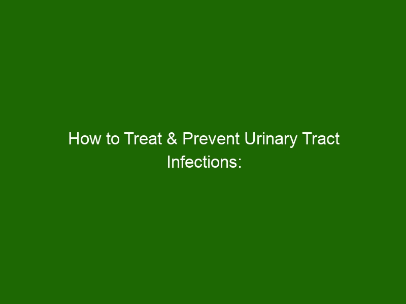 How To Treat & Prevent Urinary Tract Infections: A Comprehensive Guide ...