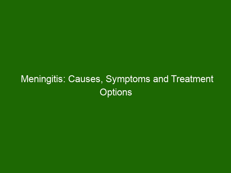 Meningitis: Causes, Symptoms And Treatment Options - Health And Beauty