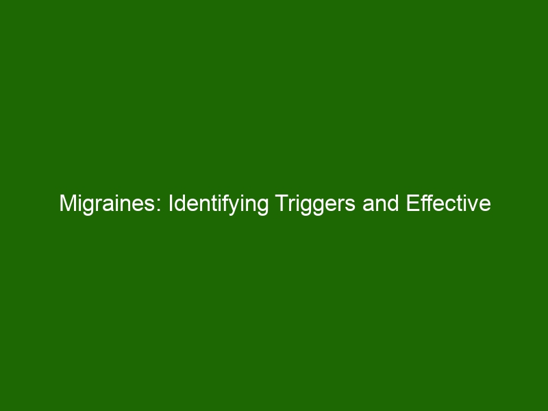 Migraines Identifying Triggers And Effective Treatments Health And